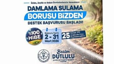 Büyükşehir’den Üreticilere Yüzde 100 Hibe Desteği