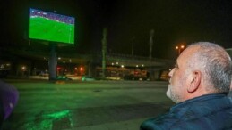 Canik’te Ulusal Maç Heyecanı Dev Ekranla Paylaşıldı