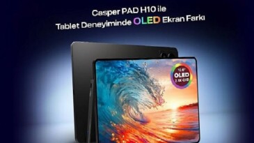 Casper PAD H10 ile tablet tecrübesinde OLED ekran farkı