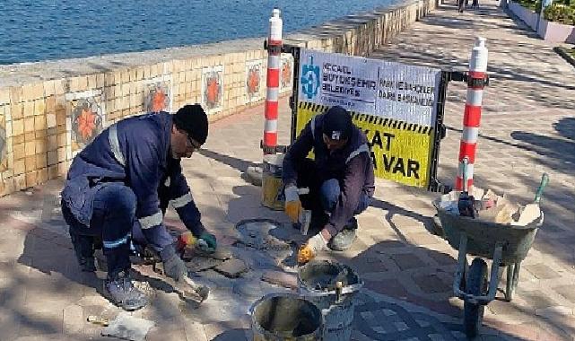 Değirmendere kıyısında hummalı çalışma