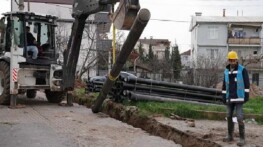 Derince’de Altyapı Çalışmaları Tüm Süratiyle Sürüyor