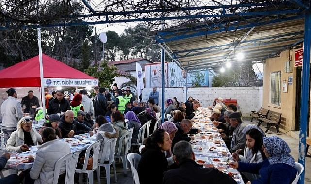 Didim Belediyesi Batıköy Mahallesi’nde İftar Sofrası Kurdu
