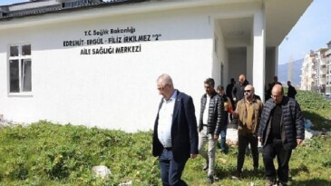 Edremit Belediyesi’den Narlı’dan Bostancı’ya saha mesaisi