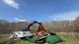 İSKİ, Terkos Havzası’ndaki Kaçak Yapıları Kaldırdı