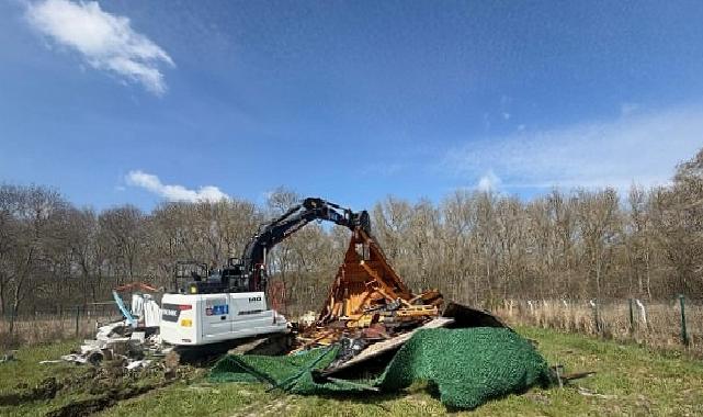 İSKİ, Terkos Havzası’ndaki Kaçak Yapıları Kaldırdı