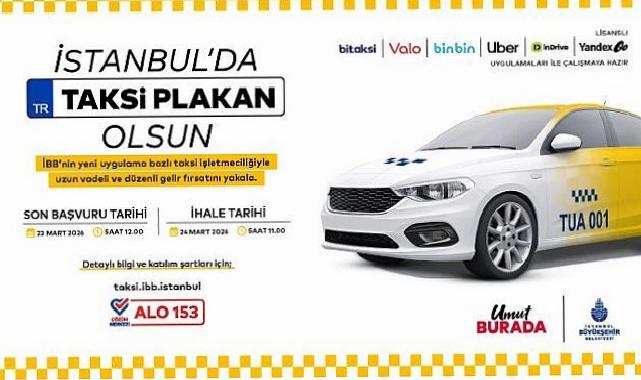 İstanbul’da Uygulama Bazlı Taksi İçin 7. İhale 24 Mart’ta