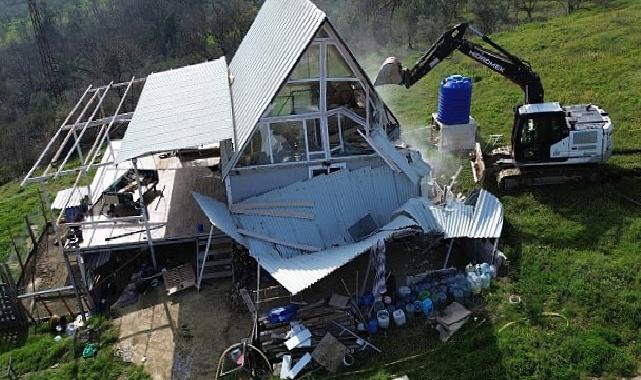 İznik Belediyesi Tarım Yerlerindeki Kaçak Yapılara Karşı Harekete Geçti