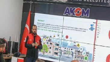 Keçiören Belediyesi’nden İşçiye Yangın Söndürme Eğitimi