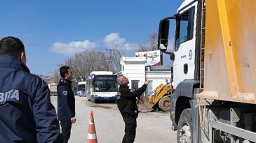 Keçiören’de Dronla Hafriyat Kamyonu Kontrolü