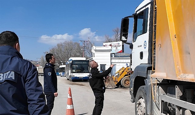 Keçiören’de Dronla Hafriyat Kamyonu Kontrolü