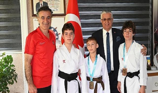 Kemer Belediyesi karate ekibinden iki madalya