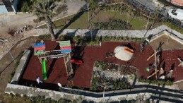 Konak’ın göz bebeği Narin Parkı’na yağmur bahçesi