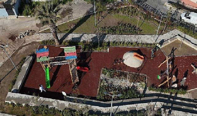 Konak’ın göz bebeği Narin Parkı’na yağmur bahçesi