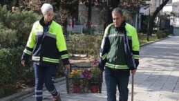 Konak’tan şehitlere vefa: Bayram öncesi paklık ve bakım seferberliği