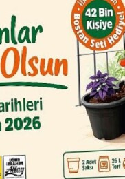 Lider Altay: “Balkonlar Bostan Olsun Projesi ile 42 Bin Bireye Zerzevat Yetiştirme Seti Armağan Edeceğiz”