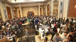 Lider Büyükakın, Gazzeli ailelerle oruç açtı