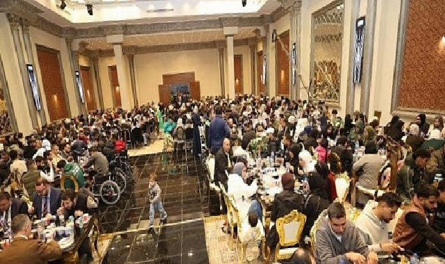 Lider Büyükakın, Gazzeli ailelerle oruç açtı