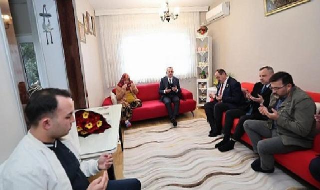 Lider Büyükakın’dan şehit ailesine bayram ziyareti: “Sizler her vakit baş tacısınız”