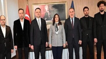 Lider Çerçioğlu’na Gençlik ve Spor Bakan Yardımcısı Dr. Enes Eminoğlu’ndan Ziyaret