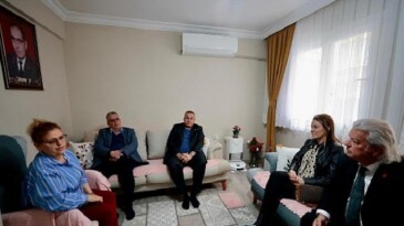 Lider Memnun’dan şehit eşine manalı ziyaret