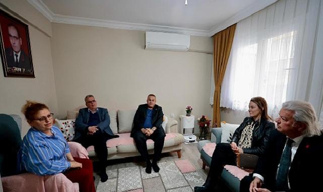 Lider Memnun’dan şehit eşine manalı ziyaret