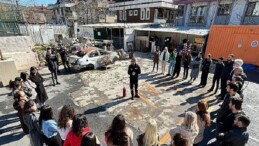 Maltepe Belediyesi’nin öğretmenlerine “yangın müdahale eğitimi”