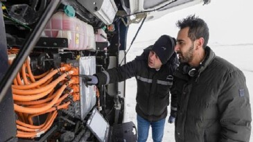 MAN’ın elektrikli otobüsü Lion’s Coach E, Erzurum ve İsveç’te kar ve buza meydan okudu