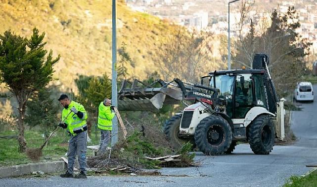 Narlıdere Belediyesi’nden kapsamlı bahar paklığı