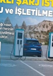 Nevşehir Belediyesi’nden 5 (Beş) Adet Elektrikli Şarj İstasyon Yerinin 10 (On) Yıl Müddetle Heyetimi ve İşletilmesi İşine İlişkin Kira İhalesi
