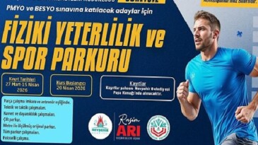 Nevşehir Belediyesi’nden PMYO ve BESYO Adaylarına Ücretsiz Parkur Kursu
