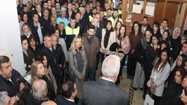 Nilüfer Belediyesi’nde klasik bayramlaşma gerçekleşti