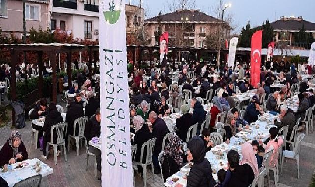 Osmangazi’de Gönül Sofraları Yenibağlar’da Kuruldu