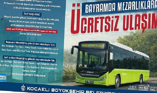 Ramazan Bayramı’nda toplu ulaşım fiyatsız