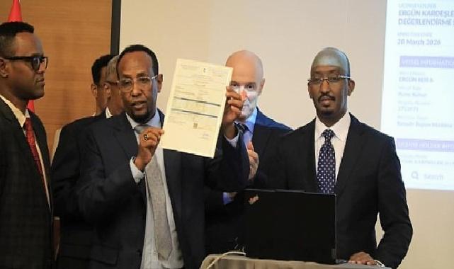 Somali’de birinci milletlerarası balıkçılık lisansı bir Türk gemisine verildi