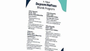 Üsküdar’da Zelzele Haftası’nda Kapsamlı Farkındalık Programı