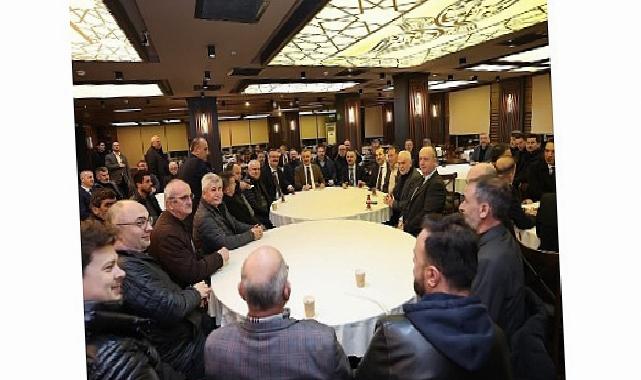 Ziraatçılar, Lider Büyükakın’ı çay içmeden bırakmadı