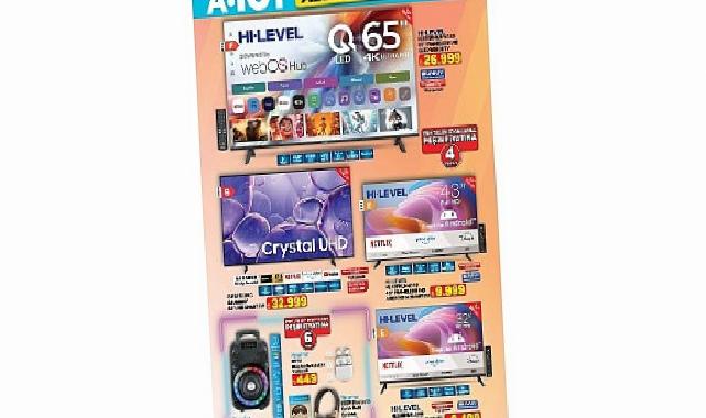 30 Nisan’da A101’de Mobilite ve Teknoloji Eserleri