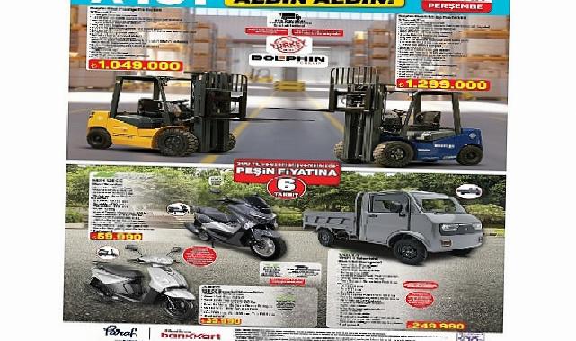 A101 2 Nisan’da Forklift ve Kamyonet Satacak