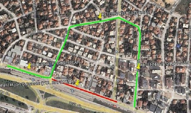 Antalya Bulvarı yan yolunun bir kısmı trafiğe kapatılacak