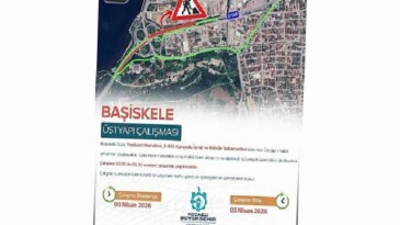 Başiskele Kavşağı’nda gece mesaisi uyarısı