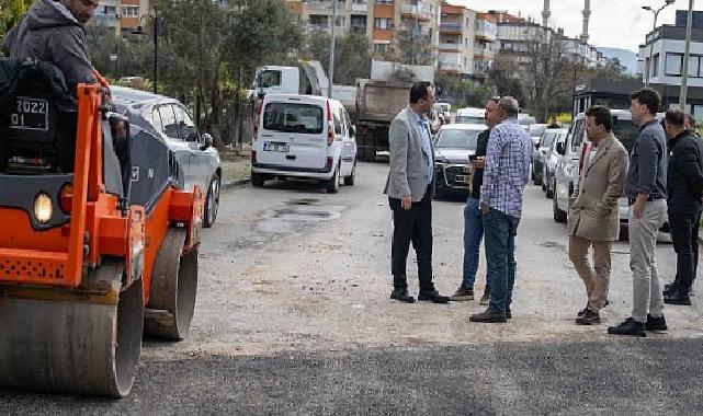 Bornova’da yol seferberliği