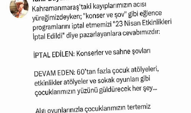 Büyükakın: ‘Algı oyunlarınızla çocuklarımızın tertemiz bayramına gölge düşürmeyin’