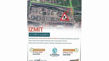 Çalışma müddetince cadde trafiğe kapalı kalacak