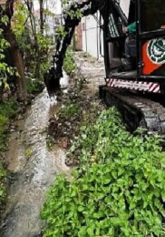 Cerrah’ta 5 Km’lik Sulama Kanalı Temizlendi