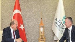 Ersin Tatar, Lider Büyükakın’a konuk oldu