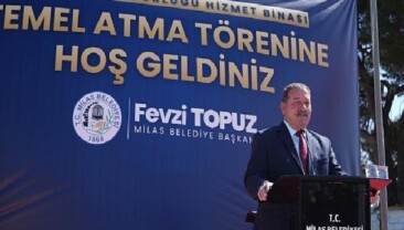 Fen İşleri Müdürlüğü Binasının Temeli Merasimle Atıldı