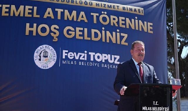 Fen İşleri Müdürlüğü Binasının Temeli Merasimle Atıldı