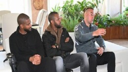 Fransız eski futbolcu Faty, Lider Topaloğlu’nu ziyaret etti