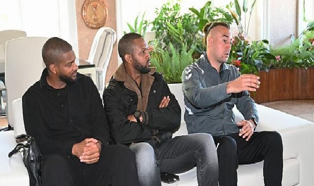 Fransız eski futbolcu Faty, Lider Topaloğlu’nu ziyaret etti