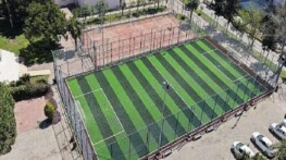 Göynük halı alanı yenilendi